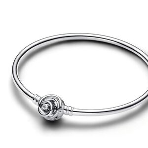 Pandora Silver Knot Charm Bracelet